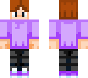 man with purple sweater(classic hands)