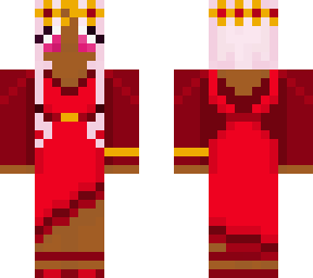 red dress