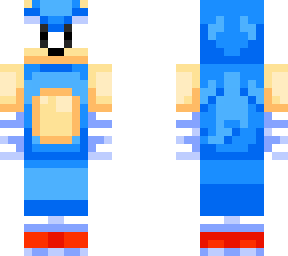 sonicfansunite classic sonic skin contest submission