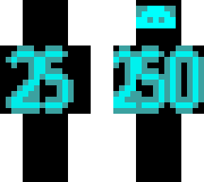 25 followers and 250 likes!