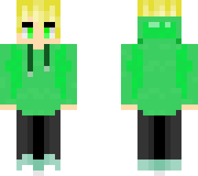 blond green boy