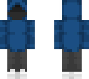 blue hoodie