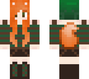 brown mint ginger skin