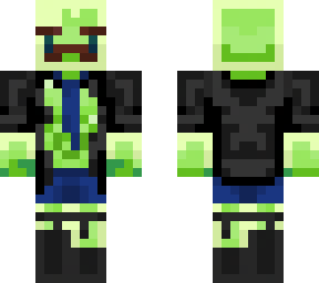 buff off-work slime guy, black