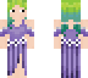 green hair girl