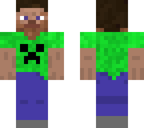 steve whith a creeper t-shirt (old)
