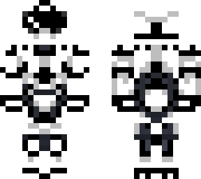 white and black halo minecraft spartan