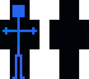 blue stickman