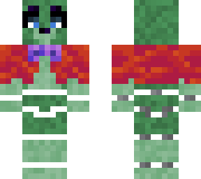 green animatronic cat