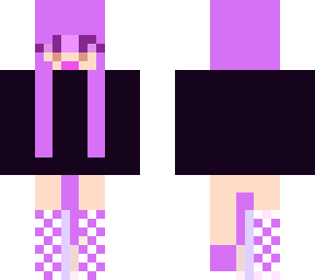 purple sporty girl