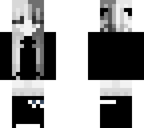 split black and white