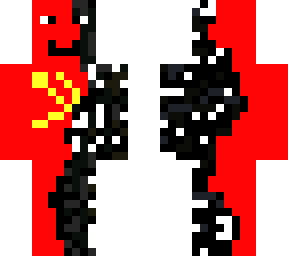 :) glitched happy communist skin :)