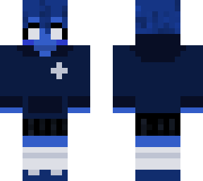 blue gamer girl
