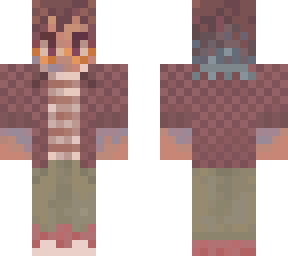 brown flannel