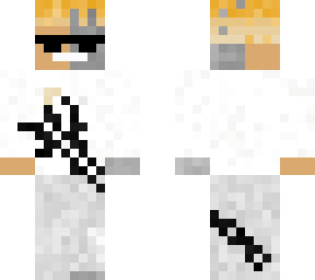 cool half skeleotn man