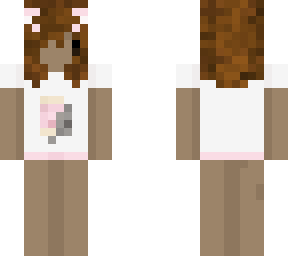 cute blk girl (short brown hair)
