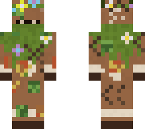 elk flower scarf and leaves sprinkdeer