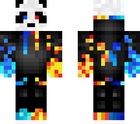 ice and fire gamer panda!