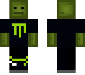 melon in a monster outfit