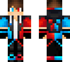 red and blue