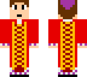 bishop in red vestment