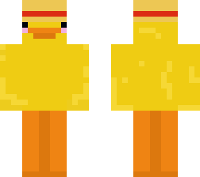 duck with strawhat
