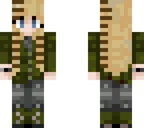 green shirt blonde grunge girl