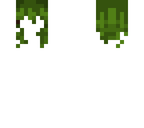 medium length green hair base