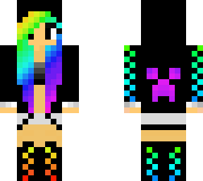 rainbow girl