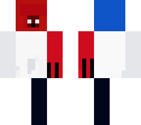 red and blue