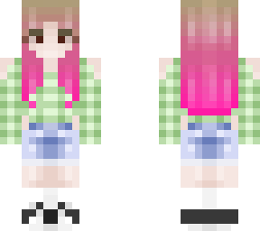 summer fairy girl (pink hair version)