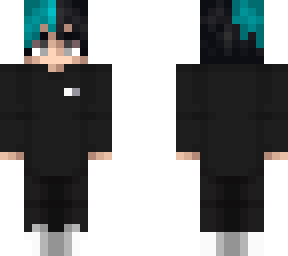 cyan/black dreads