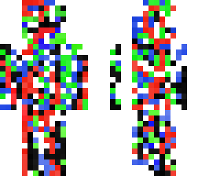 glitched man