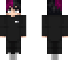 magenta/black dreads