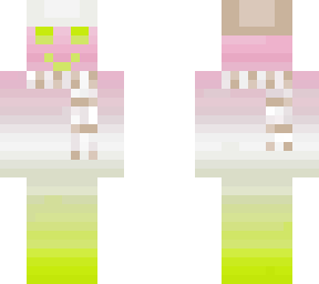 pink to green gradient blob