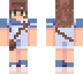 summer blueberry brunette farmer girl (not my original design)