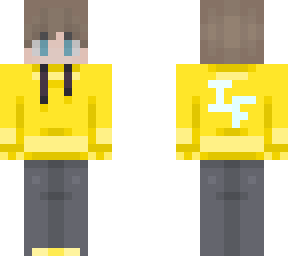 yellow hoodie