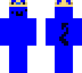 blue blob with crown