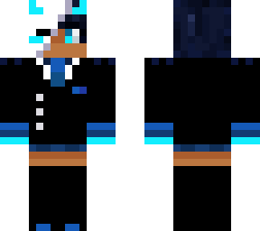 blue masked girl