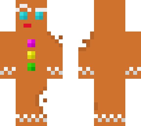 gingerbread man with bites out of him