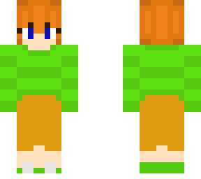 orange-haired girl