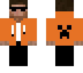 steve with black glasses and orange zip hoodie