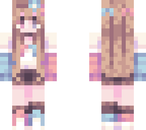 blue & pink