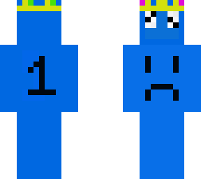 sad blue crown guy