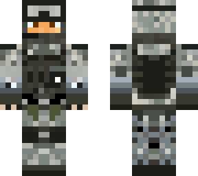 winter camouflaged soilder