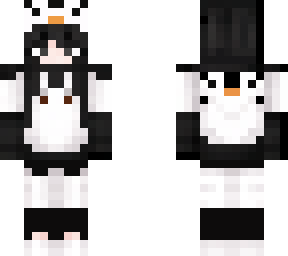 penguin hoodie girl