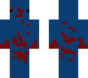 bloody blue guy