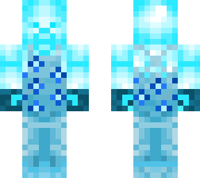 bluebell, blue steve oc