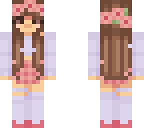 girl with flowers in her hair