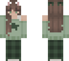green pajama girl